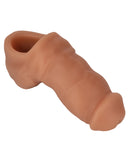 Packer Gear Ultra Soft Silicone STP Packer Brown showcasing lifelike design and stand-to-pee functionality.