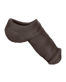 Packer Gear Ultra Soft Silicone STP Packer Black showing realistic design and functional stand-to-pee feature.