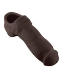 Packer Gear 5 Inch Ultra Soft Silicone STP Packer Black designed for FTM stand-to-pee functionality.
