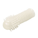 Glow-In-The-Dark Reversible Stretchy Penis Sleeve with Stimulating Nodules, enhancing solo or couples play.