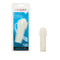 Glow-in-the-dark reversible penis sleeve with nodules by CalExotics, displayed in packaging and standalone, enhancing intimate play.