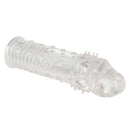 Apollo Extender Penis Extension Clear, flexible enhancement sleeve for increased length and girth with added texture.