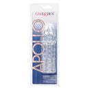 Apollo Extender Penis Extension Clear packaging showcasing a flexible enhancement sleeve for increased length and girth.