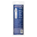 Apollo Extender Penis Extension Clear packaging featuring enhancement details and product features.
