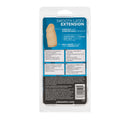 Smooth Latex Extension Cock Head 3 inch package features instructions and product details for enhancing pleasure.