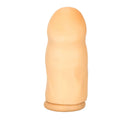 Smooth Latex Extension Cock Head 3 inch showcasing a flexible and smooth design for enhanced pleasure.