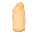 Smooth Latex Extension Cock Head 3 inch, realistic penis extension sleeve for enhanced intimate pleasure.