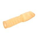 Smooth Latex Extension Cock Head 3 inch, a flexible penis extension with a natural looking head and subtle pleasure nodules.
