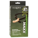 Performance Maxx Penis Extension With Harness Ivory packaging featuring an extension and harness for intimate play.