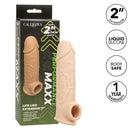 Performance Maxx 7-inch life-like penis extension by California Exotic Novelties, adds 2 inches with liquid silicone material.
