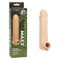 Performance Maxx Life Like Penis Extension 8 Inches in packaging alongside product, adding 2 inches to length, from California Exotic Novelties
