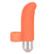 Intimate Play Rechargeable Finger Tickler in Vanilla, featuring a nubbed tip and removable bullet vibrator for pleasure.