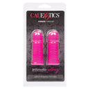 Intimate Play Finger Tingler Pink packaging showing two textured finger sleeves for enhanced intimate stimulation.