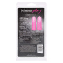 Intimate Play Finger Tingler Pink packaging showcasing soft, ribbed finger accessories for enhanced intimate sensations.