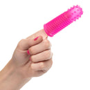 Intimate Play Finger Tingler Pink finger accessory with textured design for enhanced intimacy and stimulation.