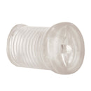 Basic Essentials Tight Pussy Stroker male masturbator with ribbed internal shaft and closed tip for intense sensations.