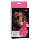 Dual Clit Flicker Vibrating Ring Pink packaging featuring couples and product details.