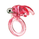 Triple Clit Flicker Ring Pink designed for couples, featuring triple-action clitoral stimulation and a soft pink color.