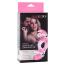 Triple Orgasm Vibrating Cock Ring packaging featuring intense vibrating action and removable stimulators.