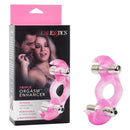 Triple Orgasm Vibrating Cock Ring with packaging, designed for intense pleasure and removable stimulators.