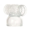 Soft jelly male masturbator attachment for Miracle Massager by California Exotic Novelties enhancing male pleasure experiences.
