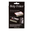 Package for Strip Poker Adult Card Game including cards and rule booklet.