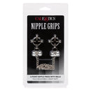 Nipple Grips 4-Point Nipple Press with Bells by California Exotic, fully adjustable and heavy duty for enhanced pleasure.