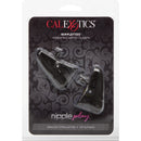 Nipple Play Nipplettes Vibrating Nipple Clamps Black in packaging, designed for intimate pleasure.