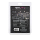 Nipple Play Triple Intimate Clamps packaging showcasing adjustable clamps for enhanced sensation and comfort.