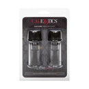 Nipple Play Vacuum Twist Suckers Black in packaging, designed for targeted nipple stimulation with adjustable suction.