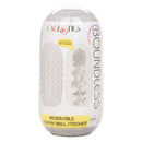 Boundless Reversible Squishy Ball Stroker Smoke with removable tip tickler from California Exotic Novelties.