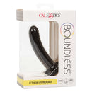 Boundless 6 inches Ridged Probe Black packaging showing sleek design by California Exotic Novelties.