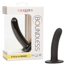 Boundless 6 inches Ridged Probe Black in packaging, showcasing its sleek silicone design for targeted stimulation.