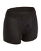 Black Boundless Boxer Brief Harness with reinforced O-ring and wide waistband for comfort and versatile play.