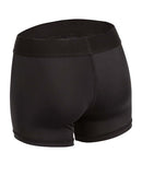 Black Boundless Boxer Brief Harness with wide waistband and stretchy material for enhanced comfort and versatile intimate play.