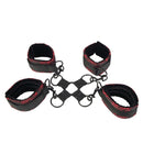 Scandal Hogtie by California Exotic Novelties - Adjustable Red & Black Bondage Restraints