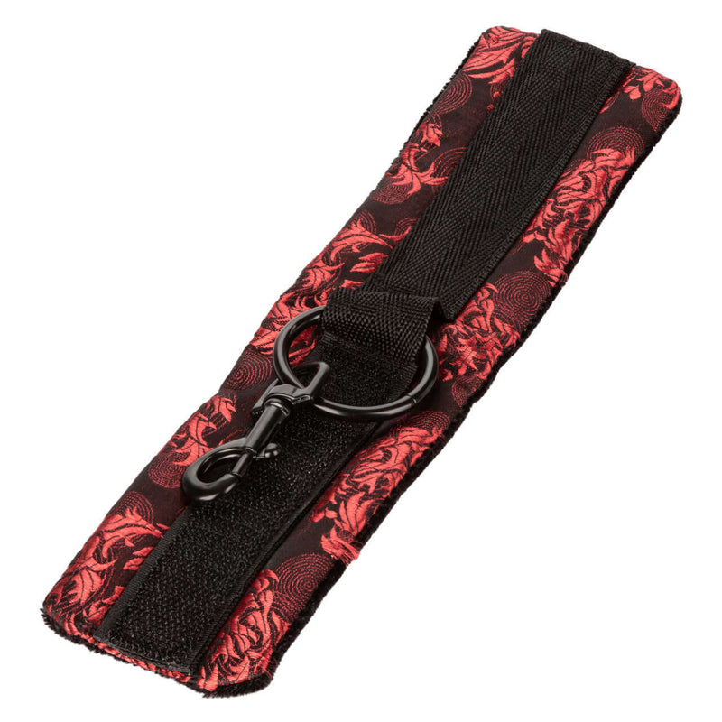 Scandal Hogtie adjustable red and black bondage restraints by California Exotic Novelties