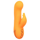California Dreaming Montecito Muse Inflatable Dual Vibrator displayed in vibrant orange color.