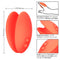 Mini Marvels Silicone Marvelous Massager - Orange dimensions and features illustration.