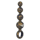 Naughty Bits Butt Balls Silicone Booty Beads featuring tapered beads and retrieval loop for comfort and control.