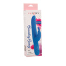 Posh 10 Function Silicone Bounding Bunny Blue Vibrator packaged and ready to deliver powerful stimulation.