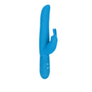 Posh 10 Function Silicone Bounding Bunny Blue Vibrator with sleek design and rabbit ears for enhanced stimulation