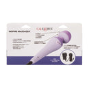 Couture Inspire Wand Massager Lavender packaging showcasing flexible head and power adapter for improved performance.