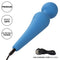 "Couture Collection Body Wand Kit in Blue with USB Charging Cord, featuring premium, body-safe design and powerful vibrations"