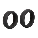 Colt Silicone Super Rings Black set of two super-sized erection enhancers in sleek black silicone.