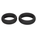 Colt Silicone Super Rings Black, a set of two stretchy erection enhancers in sleek black silicone.