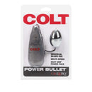 Colt Gear Power Pack Egg Vibrator packaging featuring universal silver egg and multi-speed controls.