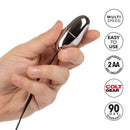 Close-up of hand holding Colt 7 Function Twin Bullets Vibrators showcasing multi-speed setting and ease of use.