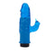 Crystal Playmate Blue Dual Vibrator by California Exotic Novelties - Soft Jelly Material, Dual Stimulation for Ultimate Pleasure