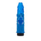 Crystal Playmate Blue Dual Vibrator by California Exotic Novelties for dual stimulation, soft jelly material, sensual and powerful pleasure toy.